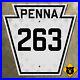 Pennsylvania_Route_263_highway_marker_1940_24x24_Warminster_01_jdbl