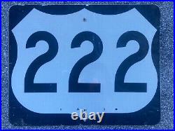 Pennsylvania US route 222 highway marker road sign shield 30x24 shield DDIL