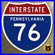 Pennsylvania_interstate_76_Philadelphia_highway_route_marker_road_sign_12x12_01_nss