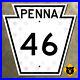 Pennsylvania_state_Route_46_highway_road_sign_1948_Emporium_Smethport_24x24_01_cft