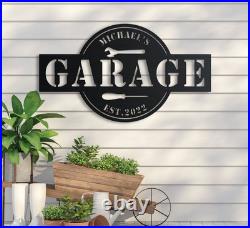 Personalized Garage Sign