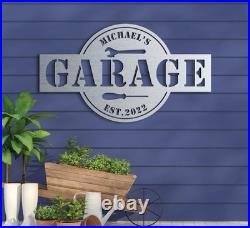 Personalized Garage Sign