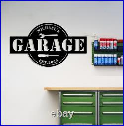 Personalized Garage Sign
