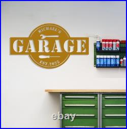 Personalized Garage Sign