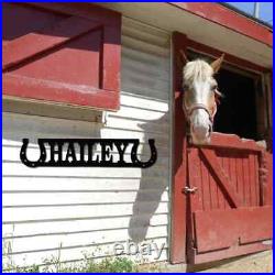 Personalized Horse Stall Name Plate Horse Stall Sign Horse Name Sign Horse Farm