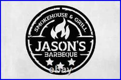 Personalized Metal Barbecue Wall Sign, Custom Grill Sign, Barbecue Sign