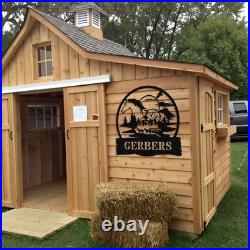 Personalized Metal Ranch Sign, Custom Horse Ranch Sign, Metal Hose Sign, Camp Sign