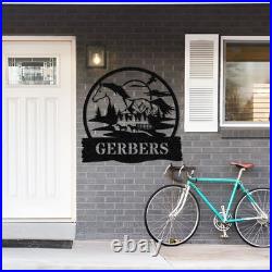 Personalized Metal Ranch Sign, Custom Horse Ranch Sign, Metal Hose Sign, Camp Sign