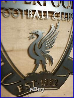 Premium Liverpool FC Metal Wall Sign Handmade Football league Man Cave Large