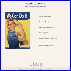 Produce For Victory WWII Propaganda Poster Aluminum Sign