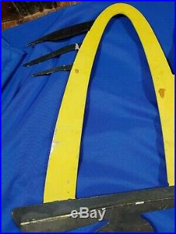 RARE Cut Metal VTG McDonald's M Golden Arches Sign Speedy Wings Flange 2-Sided