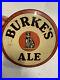 RARE_RARE_Vintage_Metal_Round_Burke_s_Ale_CAT_Beer_Sign_New_York_GAS_OIL_COLA_9_01_cdxp