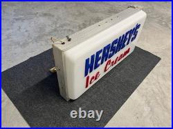 RARE VINTAGE Lighted HERSHEY'S ICE CREAM Sign? Retro Advertising Collectible RARE VINTAGE Lighted HERSHEY'S ICE CREAM Sign? Retro Advertising Collectible