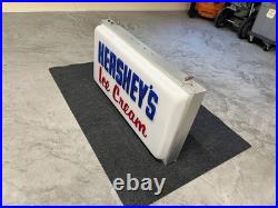 RARE VINTAGE Lighted HERSHEY'S ICE CREAM Sign? Retro Advertising Collectible RARE VINTAGE Lighted HERSHEY'S ICE CREAM Sign? Retro Advertising Collectible