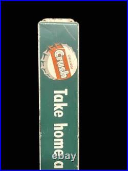 RARE Vintage Orange Crush Soda Pop 32 Door Push Pull Bar Porcelain Metal Sign
