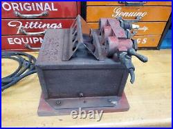 Rare 1936 Champion Spark Plugs Tester cleaner garage Vintage antique