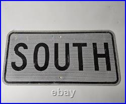 Rare Authentic Retired Texas SOUTH US Highway State Road Sign VINTAGE Man Cave
