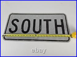 Rare Authentic Retired Texas SOUTH US Highway State Road Sign VINTAGE Man Cave