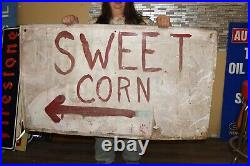 Rare Large Vintage Cargill Seed Corn Farm 48 Embossed Metal Sign