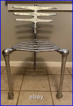 Rare Michael Aram Vintage Skeleton Bone Chair Signed