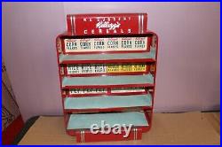 Rare Vintage 1940's Kellogg's Cereal Diner Metal Display Cabinet Sign WithBoxes