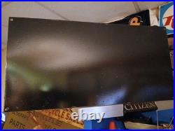 Rare Vintage Large Schwinn Bicycle Advertising Heavy Porcelain Metal Sign