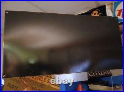 Rare Vintage Large Schwinn Bicycle Advertising Heavy Porcelain Metal Sign