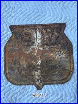 Rare Vintage Original Wisconsin Highway 64 Shield Metal Sign