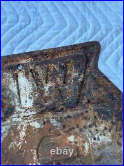 Rare Vintage Original Wisconsin Highway 64 Shield Metal Sign