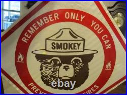 Remember Only You Can Prevent Forest Fires-smokey The Bear Reflective Sign
