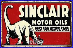 Reproduced Vintage Tin Sign Pack, Gas Oil Retro Advert Antique 24 pieces B