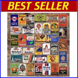 Retro 35-Pack Metal Signs 8x12 Inch Vintage Decor for Stylish Interiors Retro 35-Pack Metal Signs 8x12 Inch Vintage Decor for Stylish Interiors