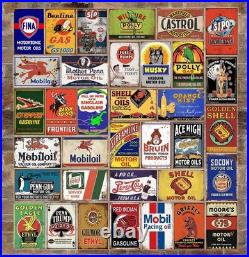 Retro 35-Pack Metal Signs 8x12 Inch Vintage Decor for Stylish Interiors Retro 35-Pack Metal Signs 8x12 Inch Vintage Decor for Stylish Interiors