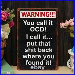 Retro Metal Sign Aluminum Sign You Call It Ocd I Putting Many Sizes Retro Metal Sign Aluminum Sign You Call It Ocd I Putting Many Sizes