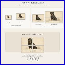 Rottweiler Dog Breed Wall Art Aluminum Sign
