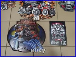 Route US 66 Tin Wall decor Metal plate Tin Vintage style Sign Poster Lot 7 pcs