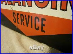 Snap-on Wheel Balncing Service Vintage Metal 2 Sided Sign 24 X 18 3 Diff Color