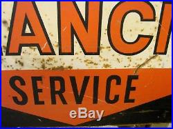 Snap-on Wheel Balncing Service Vintage Metal 2 Sided Sign 24 X 18 3 Diff Color