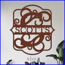 Split Monogram Sign