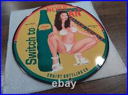 Squirt metal sign Pinup Girl