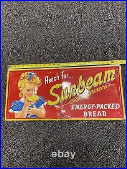 Sunbeam Vintage Bread Metal Sign