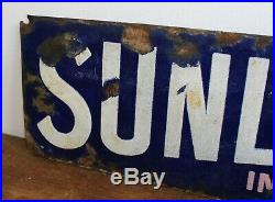 Sunlight Soap enamel sign advertising mancave garage metal vintage retro kitchen