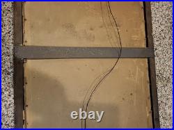 TRAVELERS INSURANCE COMPANY Indemnity Fire Vintage metal tin sign Wood Frame TRAVELERS INSURANCE COMPANY Indemnity Fire Vintage metal tin sign Wood Frame