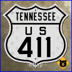 Tennessee US Route 411 highway road sign shield Sevierville Newport 12x12 Tennessee US Route 411 highway road sign shield Sevierville Newport 12x12