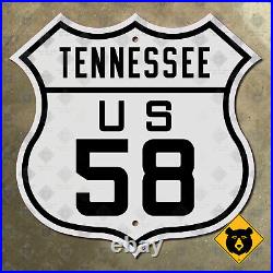 Tennessee US Route 58 highway marker road sign Cumberland Gap 24x24