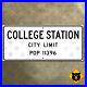 Texas_College_Station_city_limit_1956_road_sign_University_Brazos_Valley_27x12_01_hbj