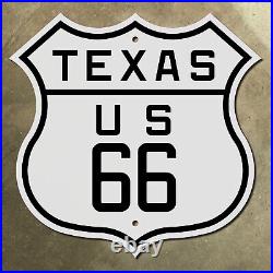 Texas US route 66 Amarillo Glenrio Shamrock highway 1926 sign mother road 24x24