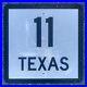 Texas_state_route_11_highway_road_sign_shield_24x24_Sulphur_Springs_HDOS_01_wcnh