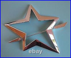 Thierry Mugler Vintage Angel Star Pin Brooch Signed Numbered Certificate Pouch