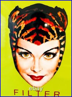 Tigra Filter Zigaretten Vintage Cigarette Advertising Metal Sign 60 × 40 cm
